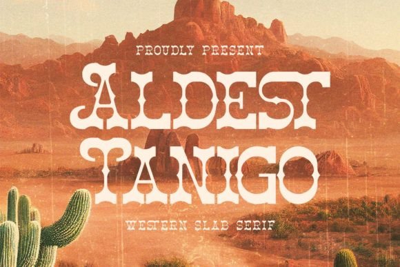 Aldest Tanigo: Bold Font for Strong Campaigns