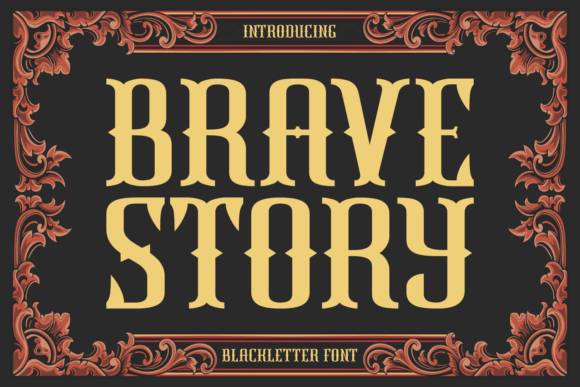 Brave Story Font for Business Branding