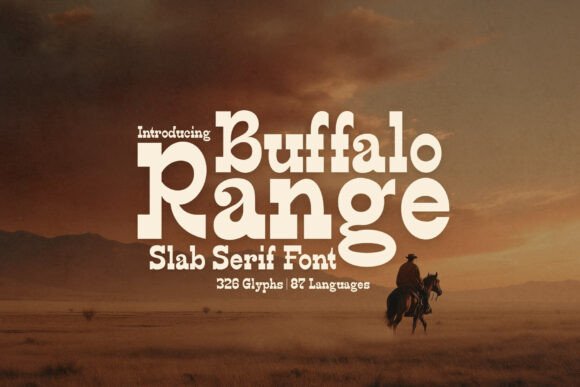 Buffalo Range: A Bold Font for Frontier Branding