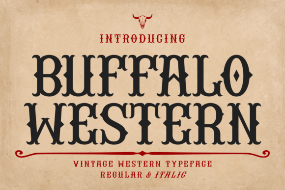 Buffalo Western Font for Business