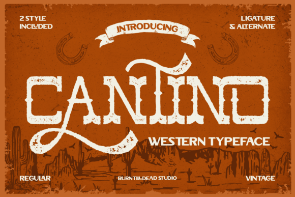 Cantino: A Bold Western Typeface