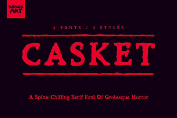 Casket: A Gothic Serif for Creative Projects