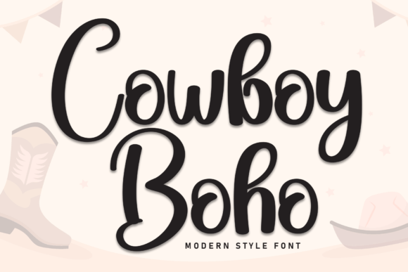 Cowboy Boho Font for Creative Projects