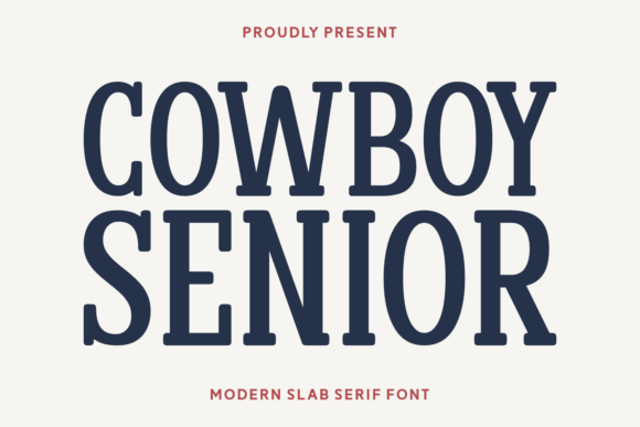 Cowboy Senior Font for Business