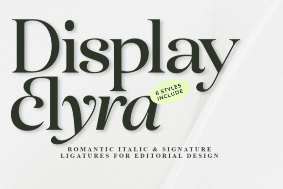Display Elyra: A Serif Font for Web Design