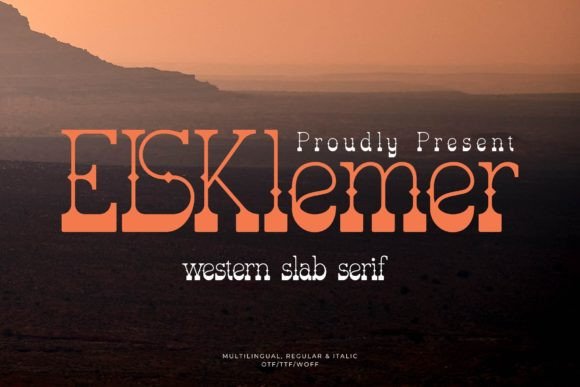Elsklemer: A Bold Font for Creative Projects