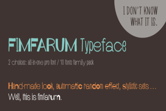 Fimfarum: A Stylish Font for Web Design