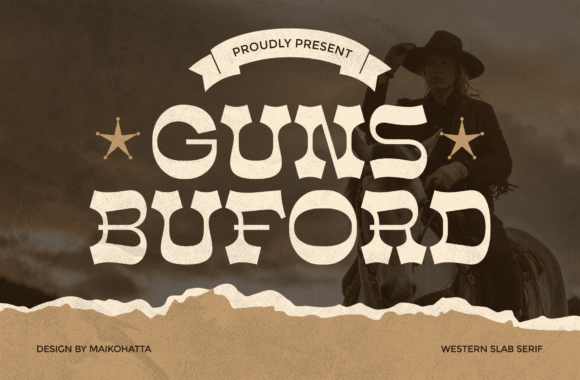 Gunsbuford: A Bold Western Font