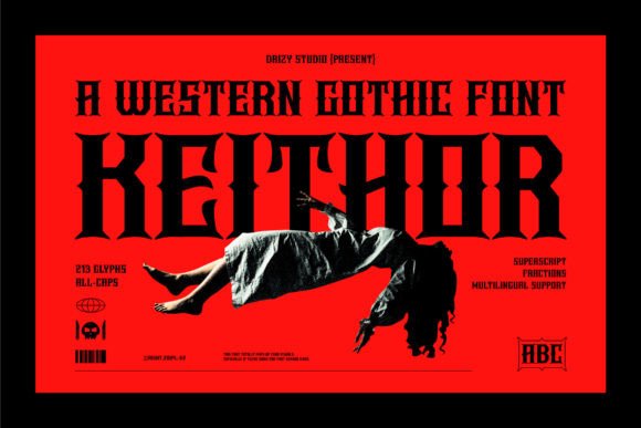 Keithor: A Bold Blackletter for Designers