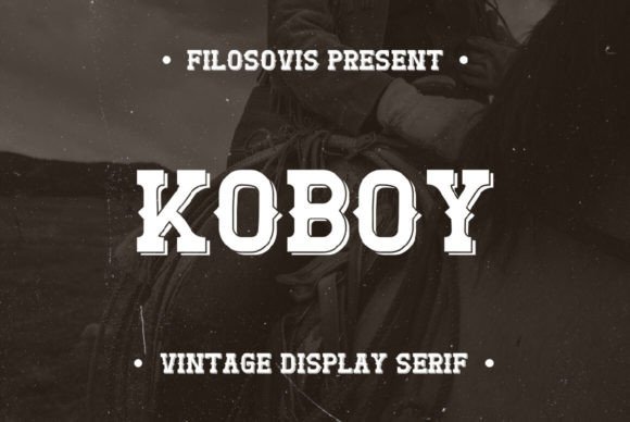Koboy: A Bold Font for Editorial Design