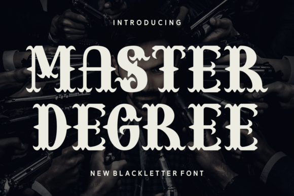 Master Degree Font for Web Design