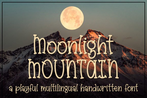 Moonlight Mountain Font Review