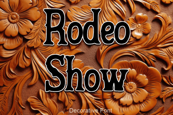 Rodeo Show: A Bold, Unapologetic Display Font