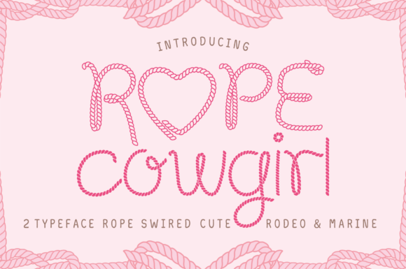 Rope Cowgirl Font for Business