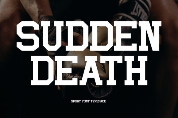 Sudden Death Font for Creative Makers