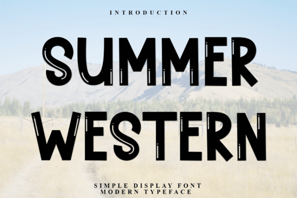 Summer Western Font Review