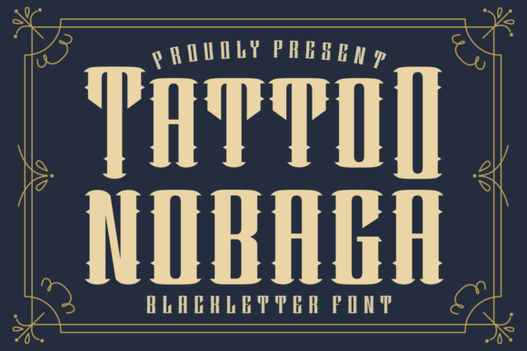 Tattoo Nobaga: A Bold Font for Creative Projects