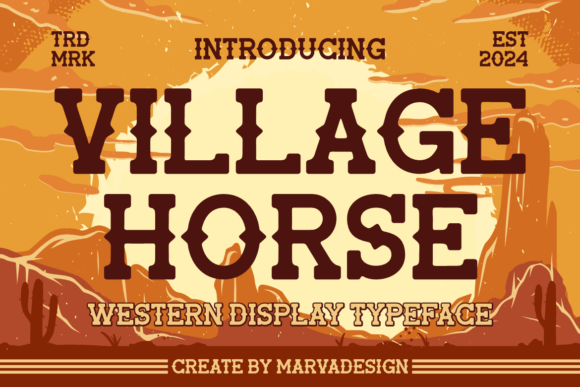 Village Horse Font for Bold Branding