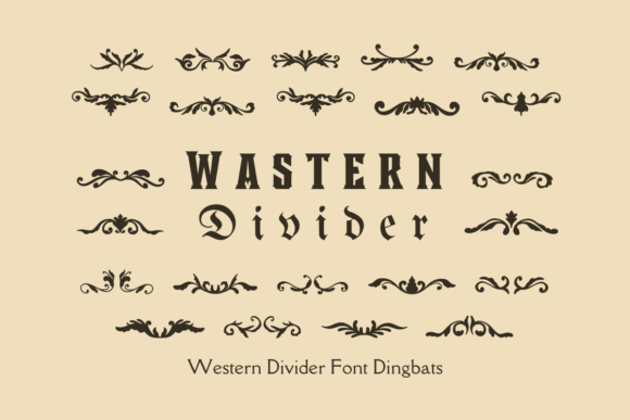 Wastern Divider Font Review