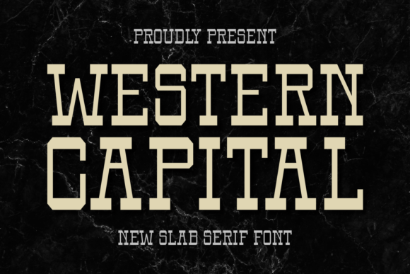 Western Capital Font: Bold & Memorable