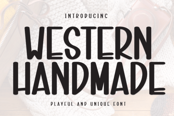 Western Handmade Font