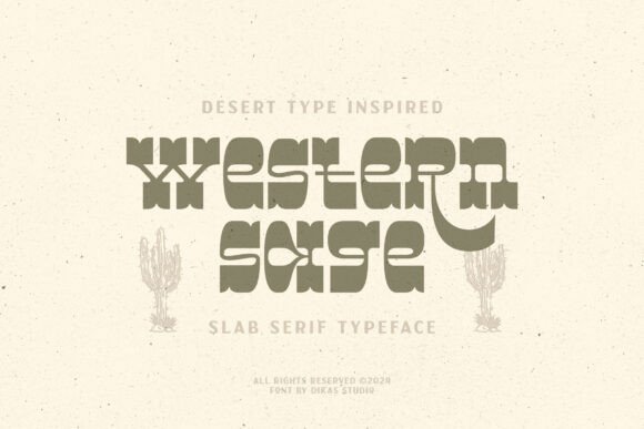 Western Sage: A Bold Font for Wild West Marketing